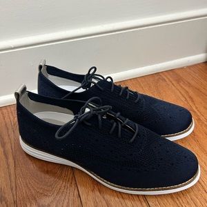 Cole Haan Blue Oxford Sneakers